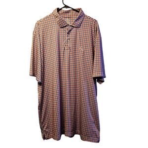 Rhoback gingham polo size XXXL
